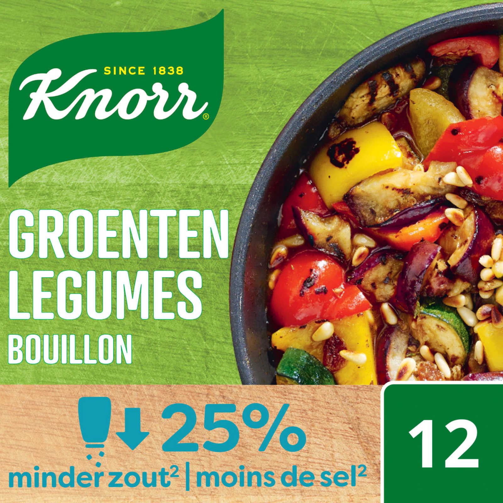 Knorr Bouillon Faiblement Salé Légumes 108 G 109 Gr Delhaize