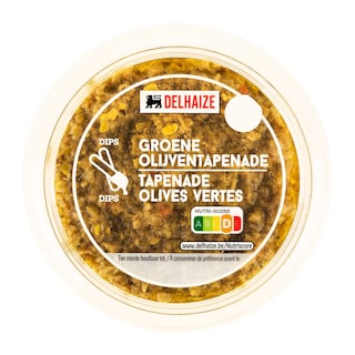 Delhaize | Tapenade olives verte 