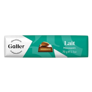 Galler | Chocolat | Lait | Massepain | Bâton 70 gr