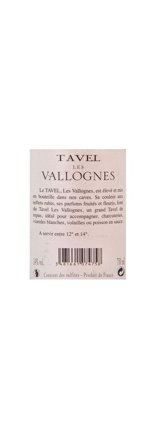 France - Frankrijk | Rhône - Tavel | Les Vallognes 2018 