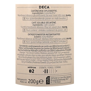 Delhaize | Koffie | Deca | Oplos 