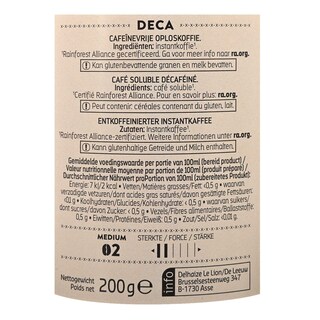 Delhaize | Café | Deca | Instantané 