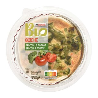 Delhaize | Bio | Quiche | Brocoli | Tomate | Bio 