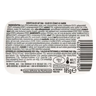 Delhaize | Salade | Printanière | Jambon 