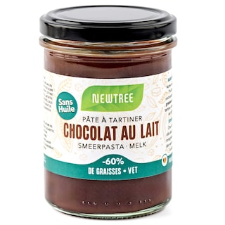 NewTree | Smeerpasta | Choco | Melk | Zonder olie | FT 250 gr