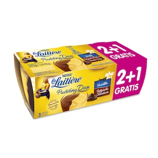 La Laitière | Pudding | Vanille | Chocolade | 2+1 gratis 