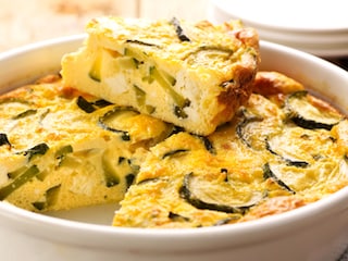 Frittata aux courgettes et à la feta