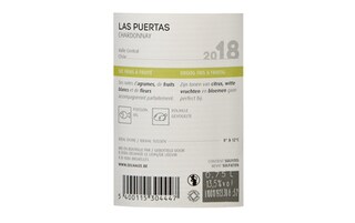 Chili | Central Valley | Las Puertas Chardonnay 2018 