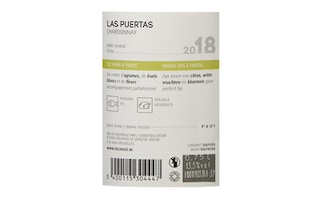 Chili | Central Valley | Las Puertas Chardonnay 2018 