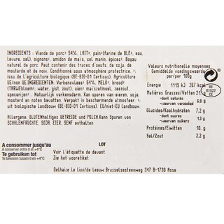 Delhaize | Bio | Pensen | Wit | Bio +/- 240 gr