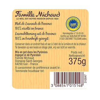 Famille Michaud | Miel | Lavande | Provence 375 gr