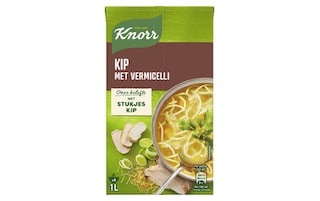 Knorr | Grootmoeders Geheim | Soep in brik | Kip en vermicelli | 1 L 