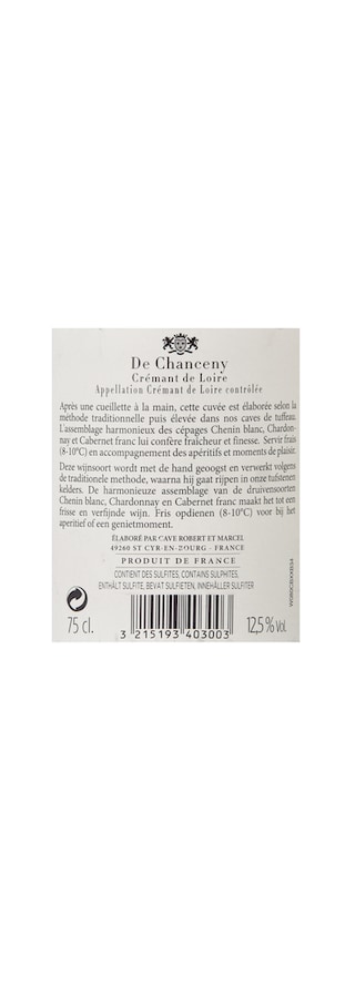 De Chanceny | Crémant de Loire | Brut 