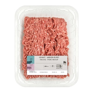 Delhaize | Varken-Rundsgehakt | Gekruid 