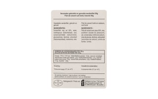 Delhaize | Eend | Borstfilet | Gerookt 