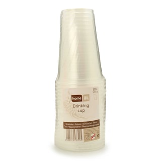 Delhaize | Gobelet | Transparent | Plastique | 300 ml 