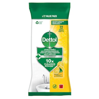 Dettol | Doekjes Oppervlakken | Citrus | 72st 