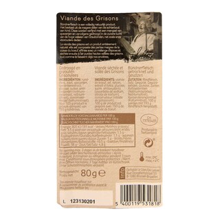 Taste of Inspirations | Grisonvlees | Sneden 80 gr