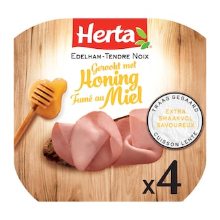 Herta | Edelham | Gerookt | met Honing | 4 Sneden 