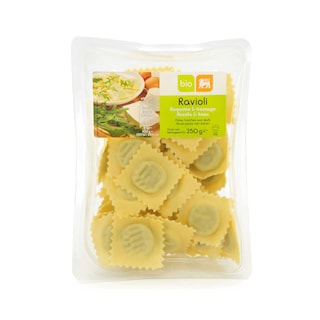 Delhaize | Bio | Ravioli | Crescenza-Roquette | Bio 