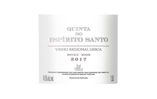Portugal | Lisboa IGT | Quinta Espirito Santo 2017 Rood 