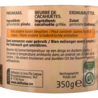Delhaize | Pindakaas | Crunch | 100% 350 gr