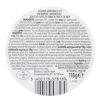 Delhaize | Gehaktballetjes 