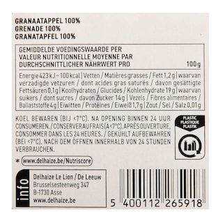 Delhaize | Fruitbites | Granaatappel 