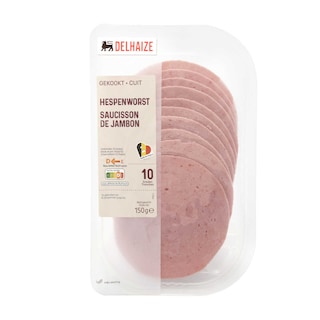 Delhaize | Saucisson au jambon tranches 150 gr