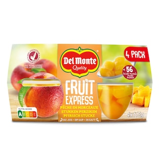 Del Monte | Fruit Express | Perzik | Stukjes 