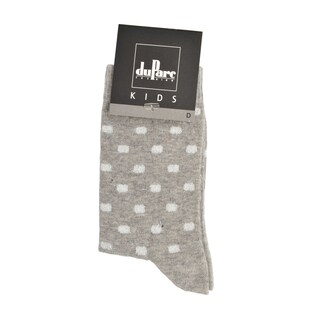 duParc | Chaussettes enfants | dots gris | 23/26 