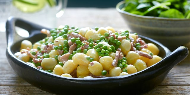 Gnocchi à la carbonara