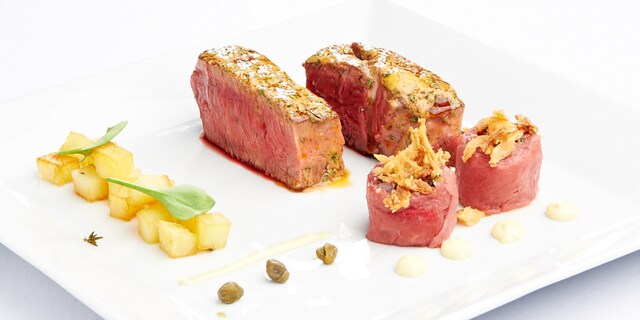 Entrecôte au beurre de tomate