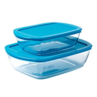 Pyrex | Set Plats | Bleu 