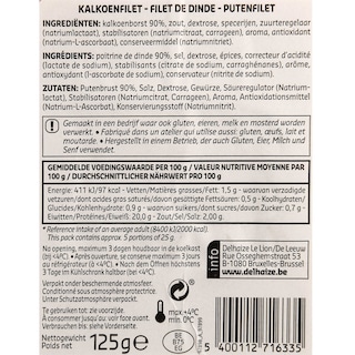 Delhaize | Kalkoenfilet 