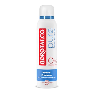 Borotalco | Deo Spray | Pure Natural | 0% 
