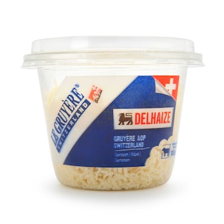 Delhaize | Gruyère | Zwitsers | Geraspt 