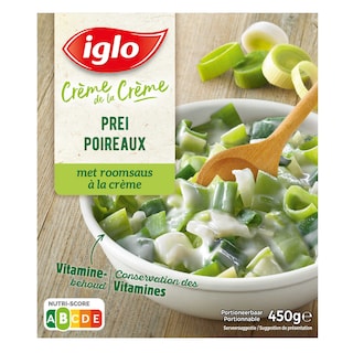 Iglo | Prei met roomsaus 