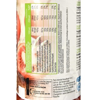 Delhaize | Sap | Tomaten | 100% natuurlijk 