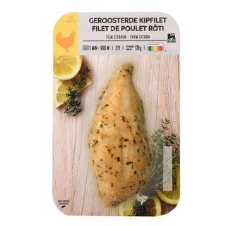Delhaize | Voorgegaarde kipfilet met tijm en citroen 
