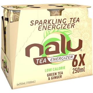 Nalu | Boisson énergétique | Thé vert | Gingembre | Canette 