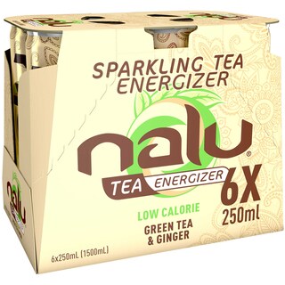 Nalu | Boisson énergétique | Thé vert | Gingembre | Canette 