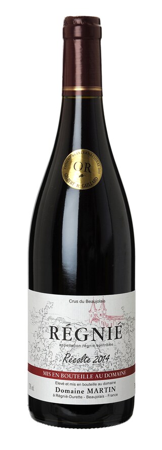 FR BOURGOGNE CRU DU BEAUJOLAIS | Bourgogne - Cru du Beaujolais | Regnié 2014 Domaine Martin 
