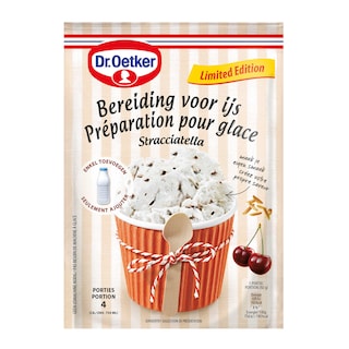Dr. oetker | Préparation | Crème glaçe | Stracciatella 