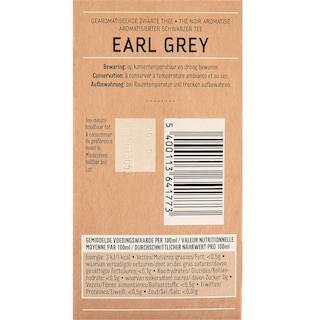 Delhaize | Thé | Noir | Earl Grey | Sachets 