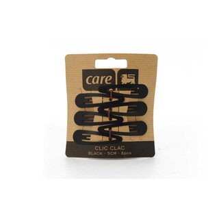 Delhaize | Care | Pince clic-clac | 5 cm, noire 