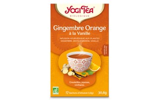 Yogi | Thé | Gingembre | Orange | 17S | Bio 31 gr