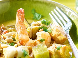 Curry de poissons aux légumes