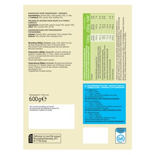 Delhaize | Soep mix | Tomaat | Groenten 600 gr