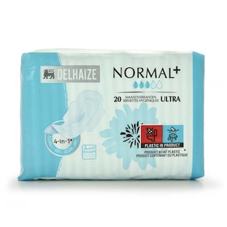 Delhaize | Serviette hygiéniques | Ultra normal+ 